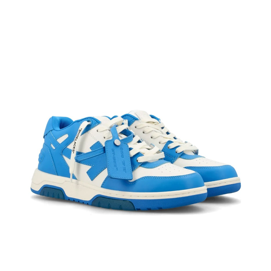 OFF WHITE Out Of Office Ooo Low Tops White Blue FW22