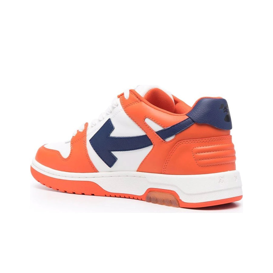 OFF WHITE Out Of Office Ooo Low Tops White Orange Blue