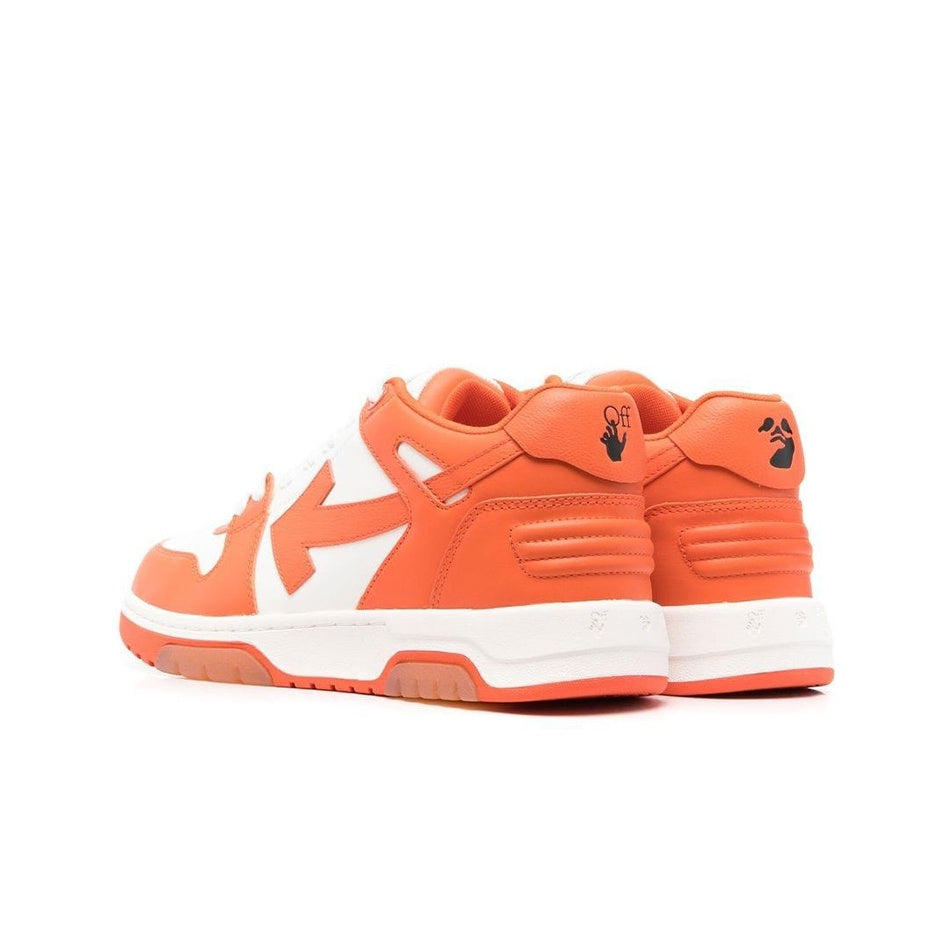 OFF WHITE Out Of Office Ooo Low Tops White Orange