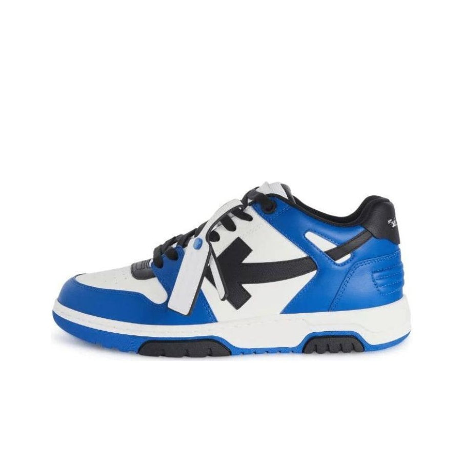 OFF WHITE Out Of Office Ooo Low Tops Navy Blue White Blue