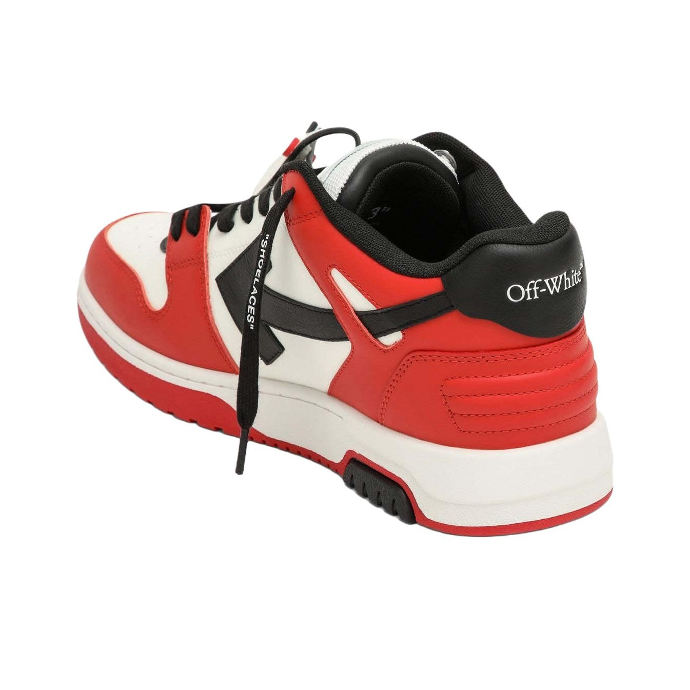 OFF WHITE Out Of Office Low Top Casual Shoes Men's Red