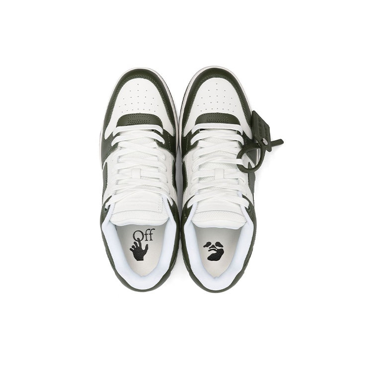 OFF WHITE Out Of Office Ooo Low Tops White Khaki