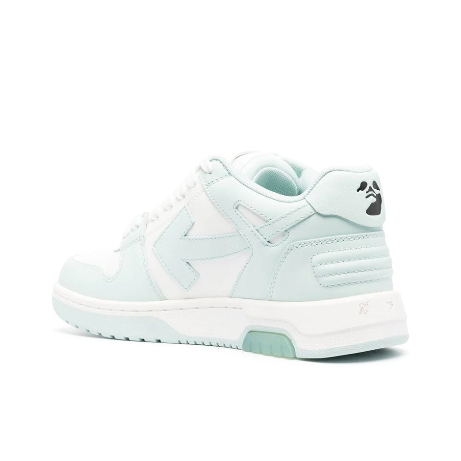 OFF WHITE Out Of Office Low Top Sneaker 'White Teal' Women's