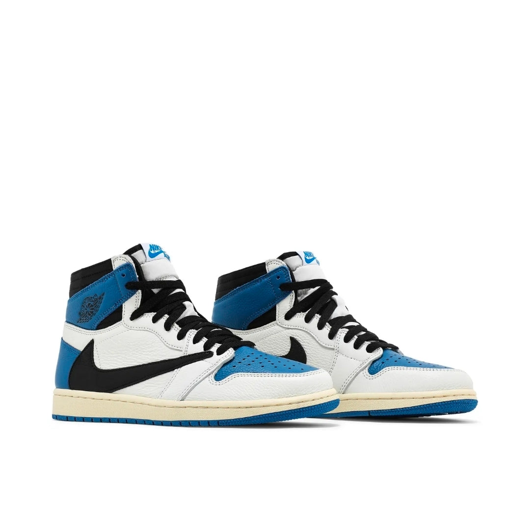 TRAVIS SCOTT X AIR JORDAN 1 RETRO BLUE’