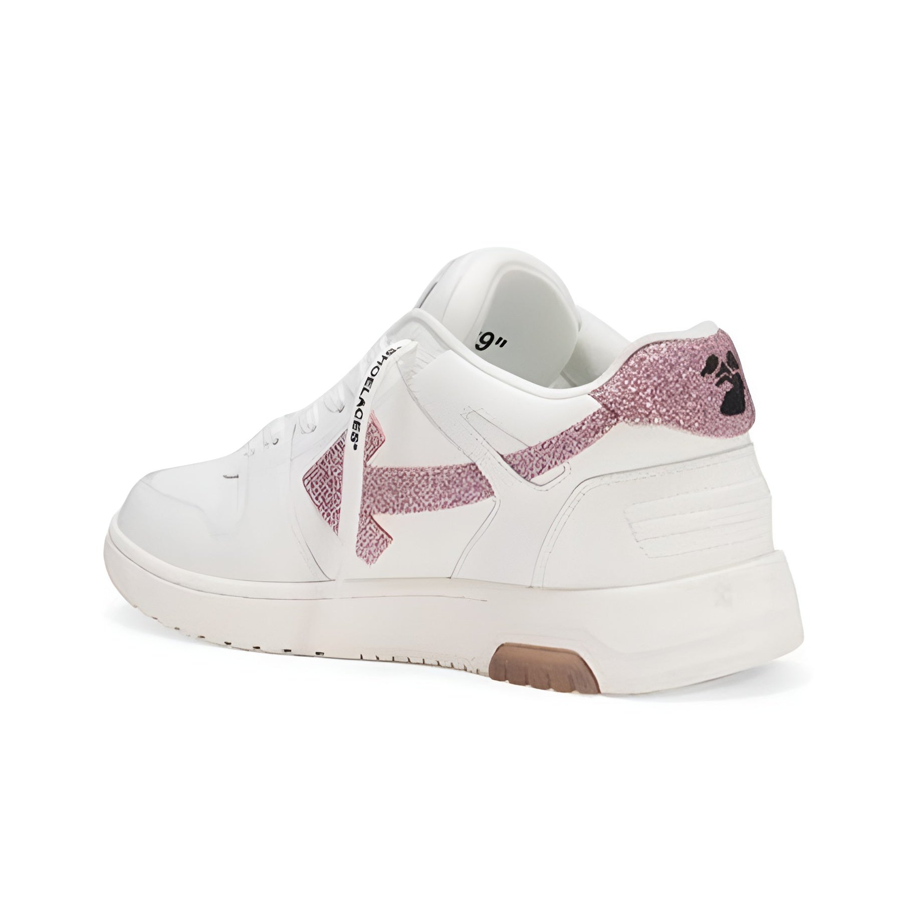 OFF WHITE Out Of Office Low Top Sneaker 'Pink White' Women's