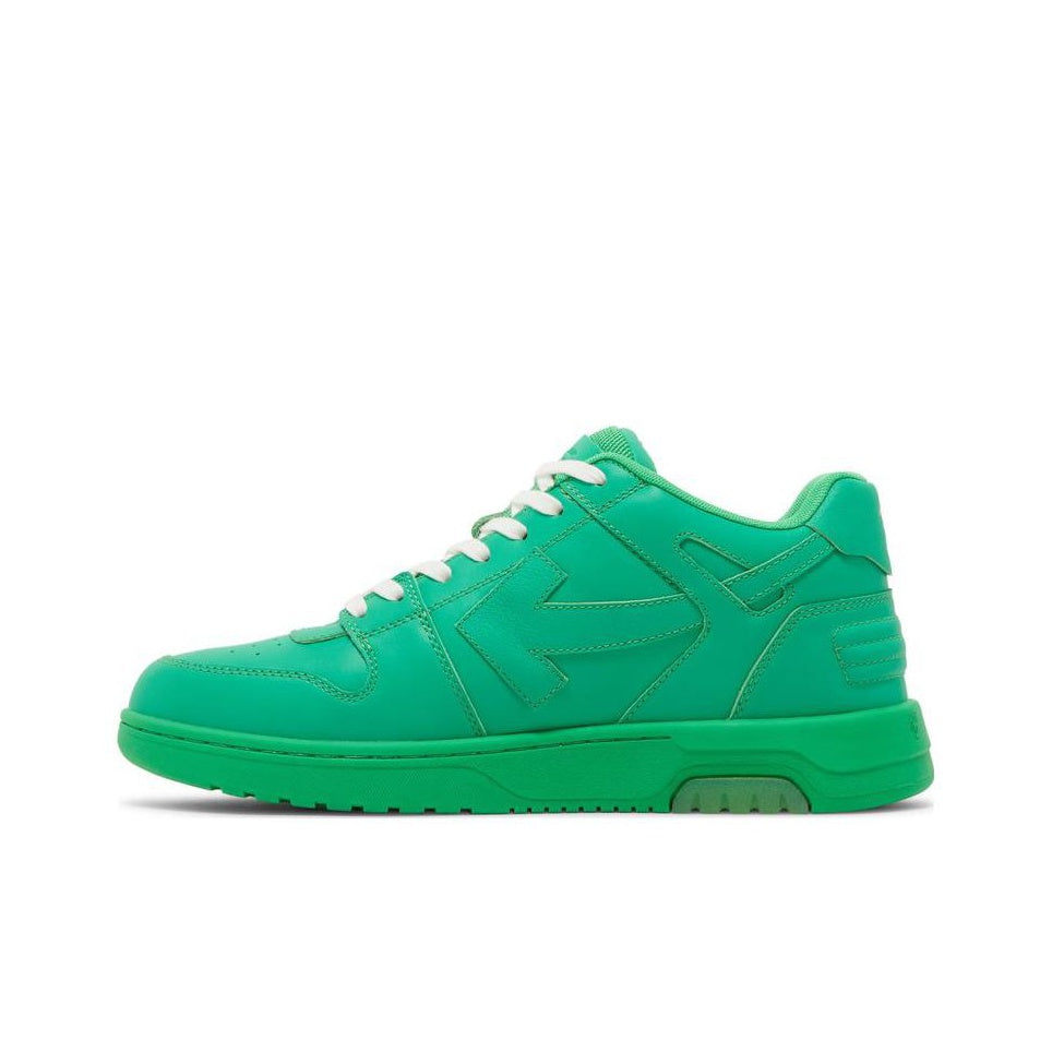 OFF-WHITE Out Of Office Ooo 'For Walking' Low Tops Green