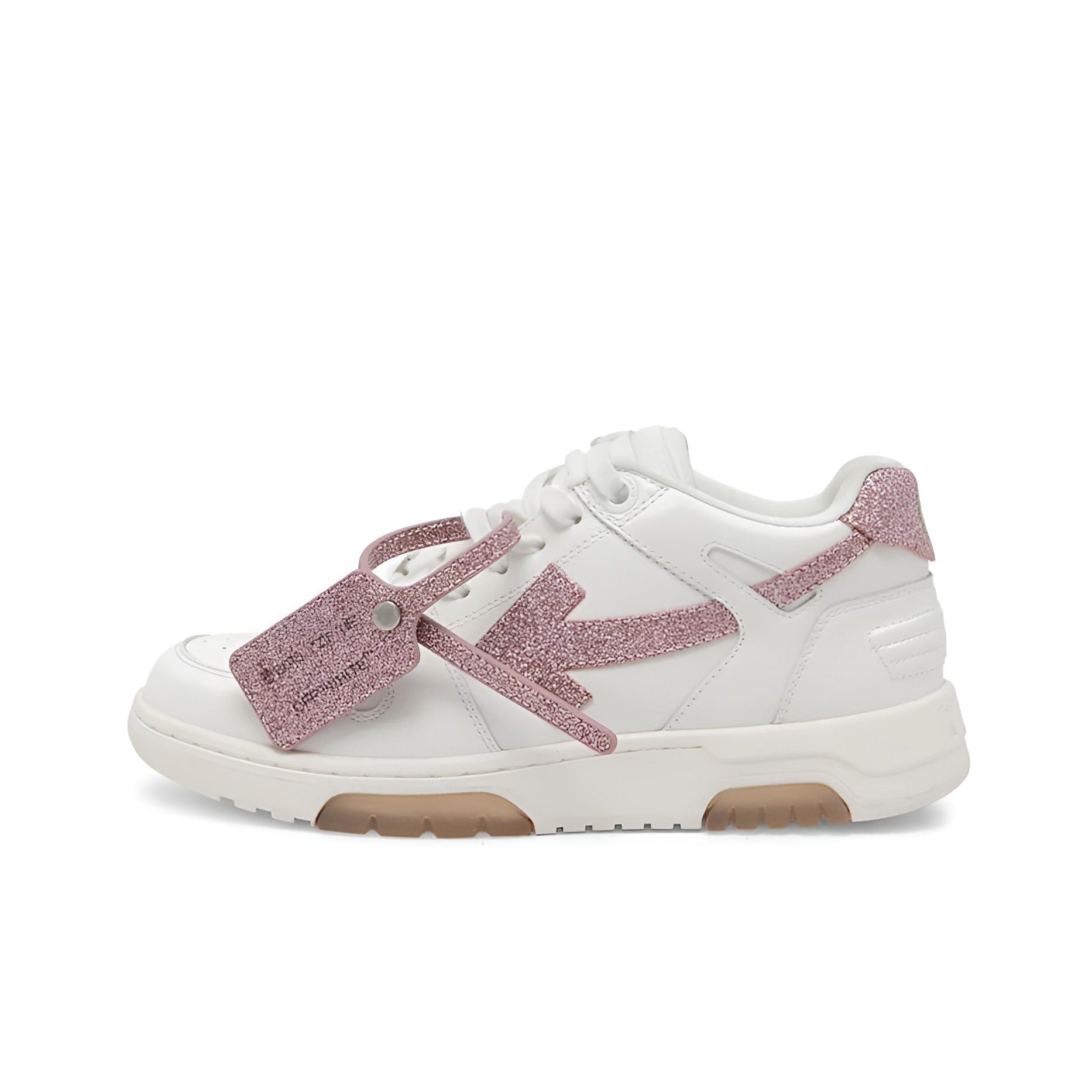 OFF WHITE Out Of Office Low Top Sneaker 'Pink White' Women's