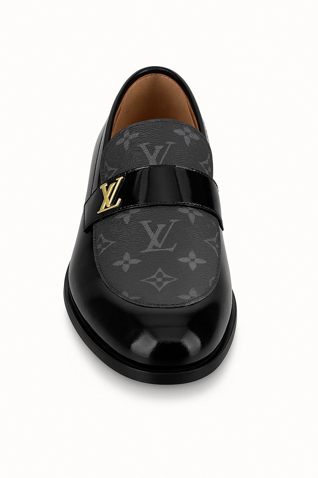Men's Luxury Patent Leather Loafers
Elegant Monogram Shoes